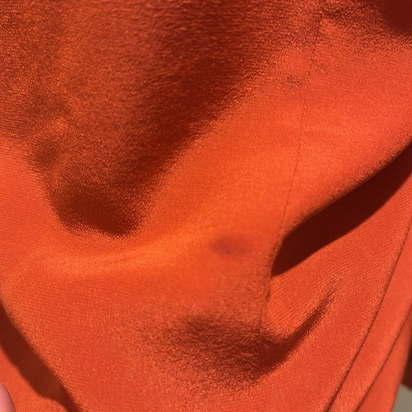 Josie Silk Women's Rust Blouse - Picture 5 of 5